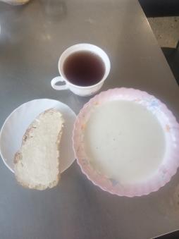 Завтрак день-2.
Батон, масло
Суп молочный с геркулесом
Чай с сахаром